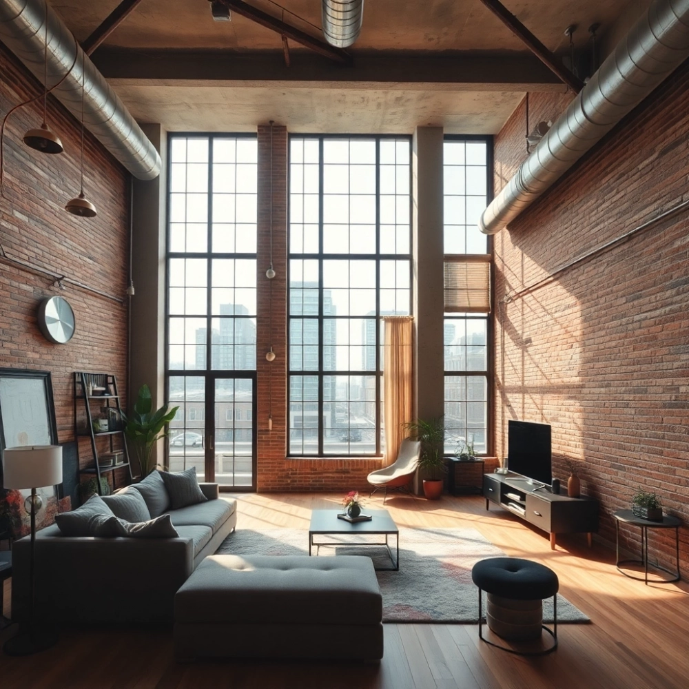 Loftowe Mieszkanie W Bloku