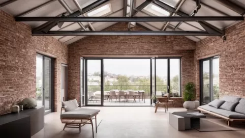 dom w stylu loftowym projekt