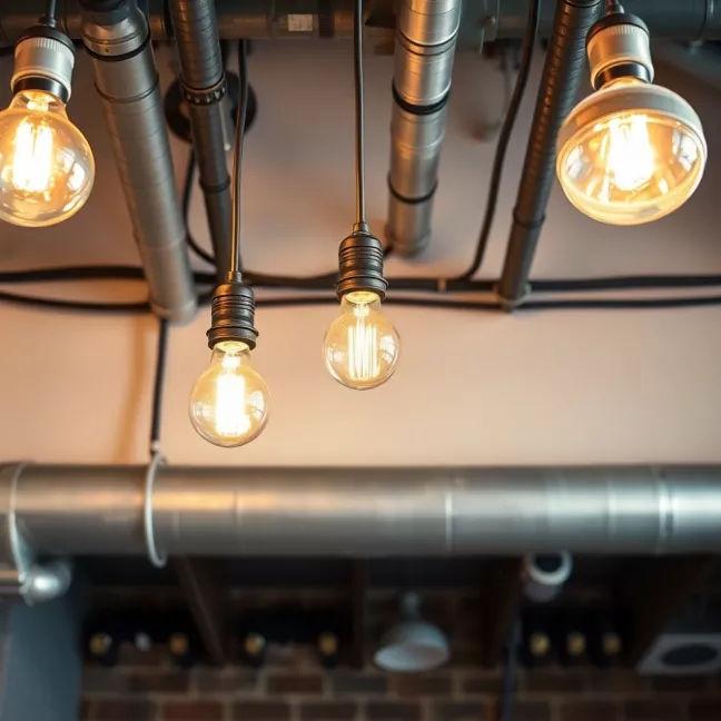 Instalacja Elektryczna W Stylu Loft