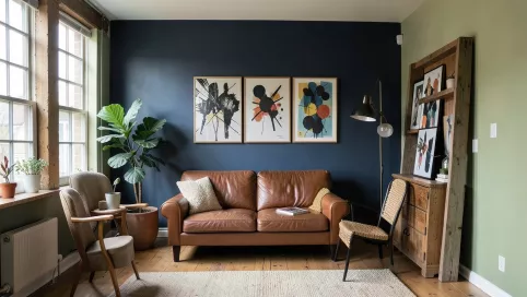 kolor ścian styl loftowy