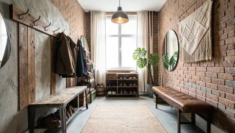 meble do przedpokoju w stylu loft