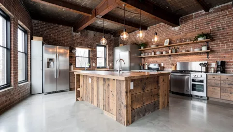 Styl Loftowy Kuchnia