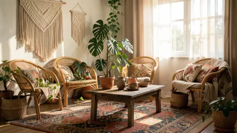 styl boho wnętrza co to znaczy