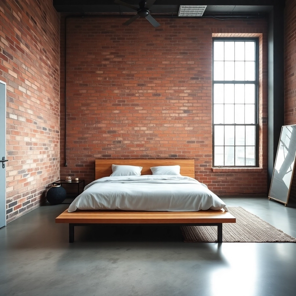 Sypialnia W Stylu Loft