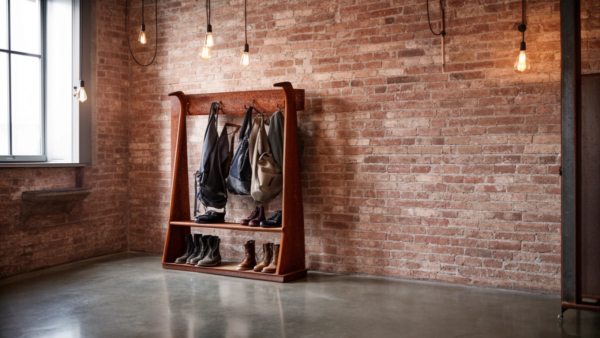 wiatrołap w stylu loft sposób na niebanalny przedpokój